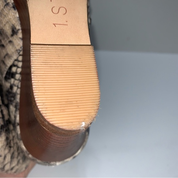 1. State Beige Kaleb Wedge Snake Ankle Booties - Picture 11 of 11